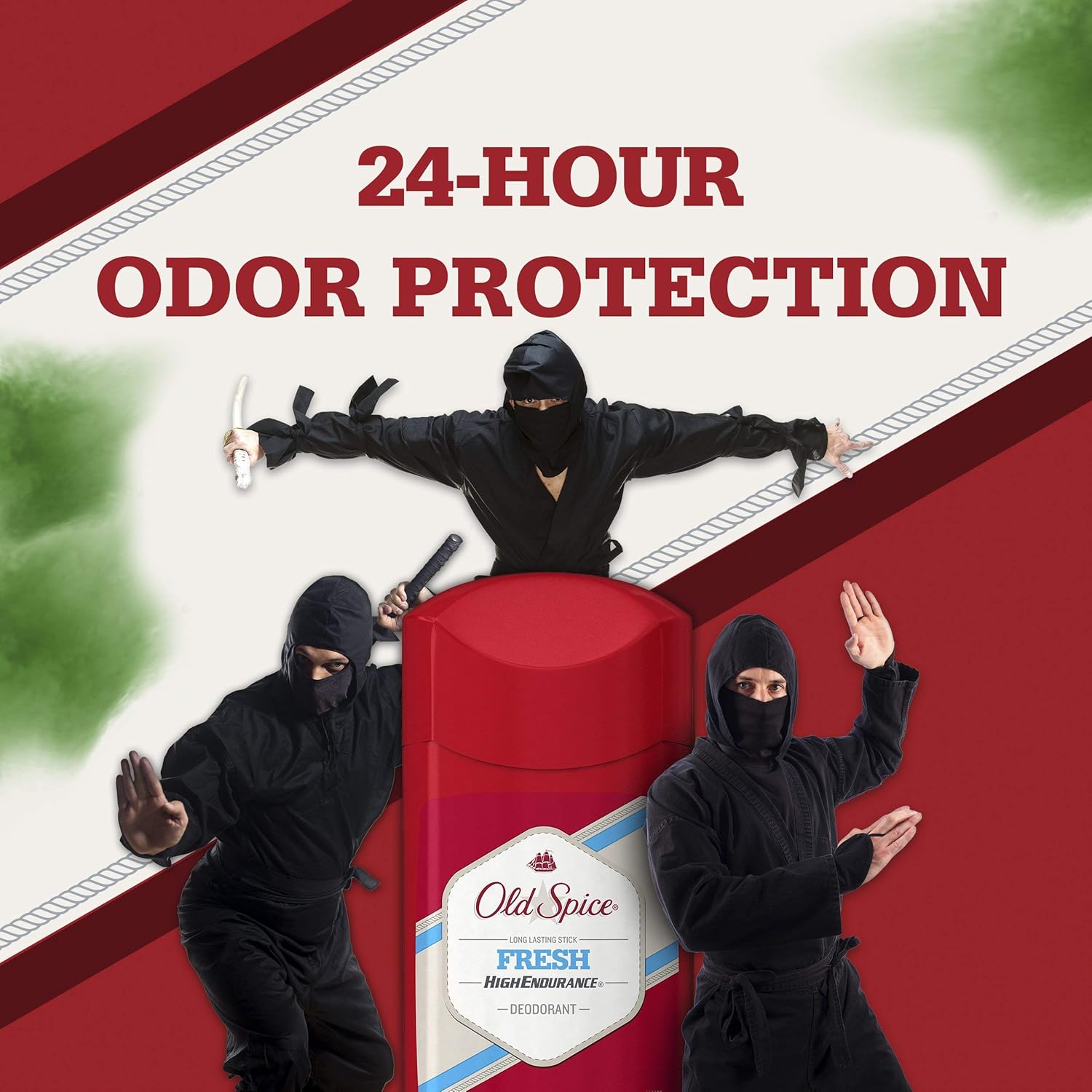 Old Spice High Endurance Long Lasting Deodorant, Fresh, 3 Ounce (Pack of 3) : Beauty