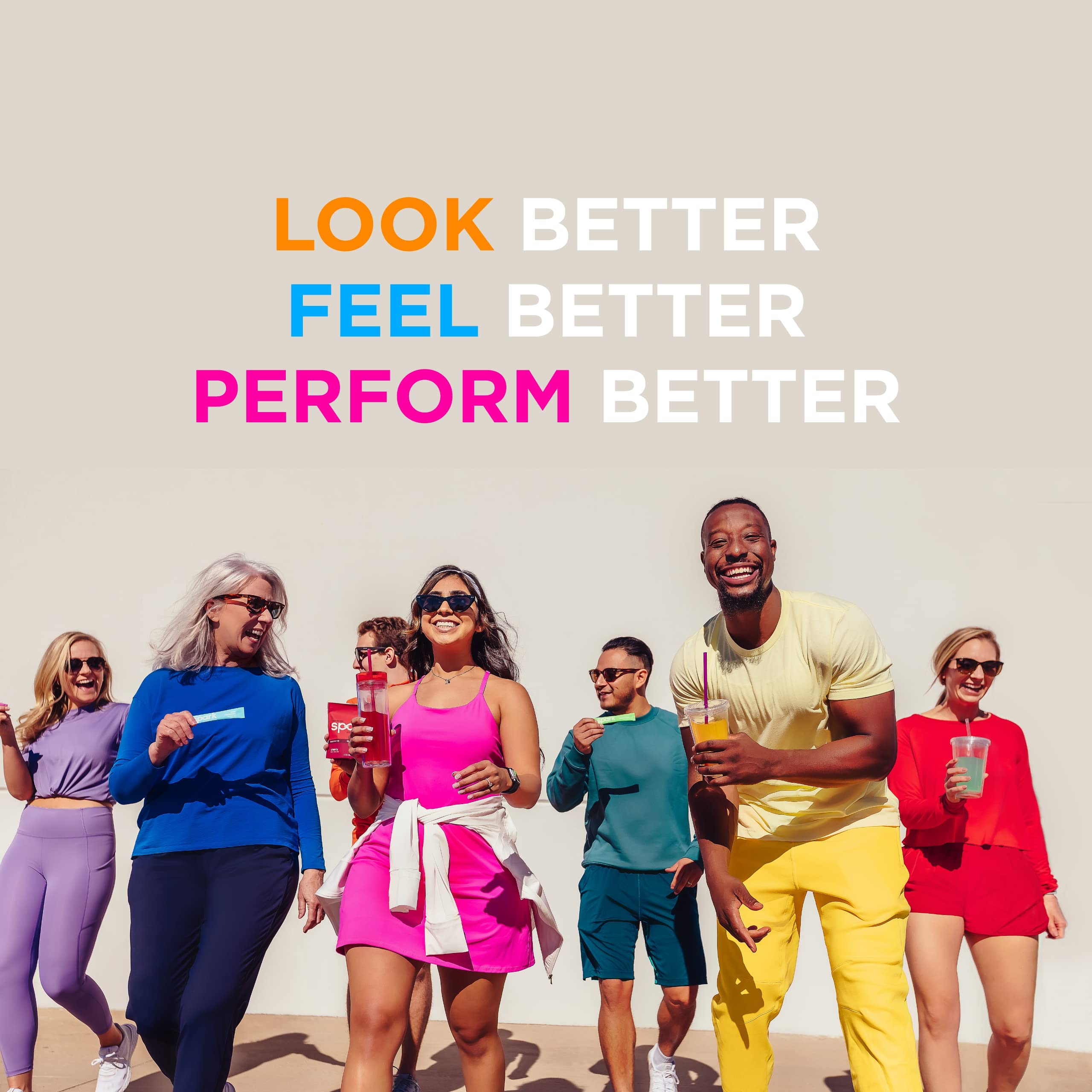 AdvoCare Spark - Energy Drink Mix - Vitamin & Amino Acid Supplement - Supports Energy & Focus - Portable Immune Support - Sugar-Free - Fruit Punch, (10.5 oz)