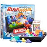 ThinkFun Rush Hour Traffic Jam Logic Game - Engaging STEM Toy for Kids Age 8 and Up - Enhances Reasoning &amp; Planning Skills - MESH Accredited - 20+ Awards - Trusted Worldwide Seller for Over 20 Years