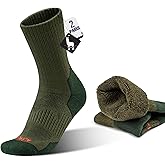 Alpaca Wool Hunting Socks 2 pairs for Men Women, Thermal Warm Compression Thick Winter Cushioned Hiking Boot Moisture Wicking