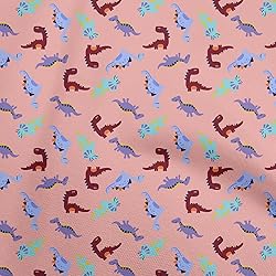 oneOone Cotton Cambric Light Pink Fabric Colorful