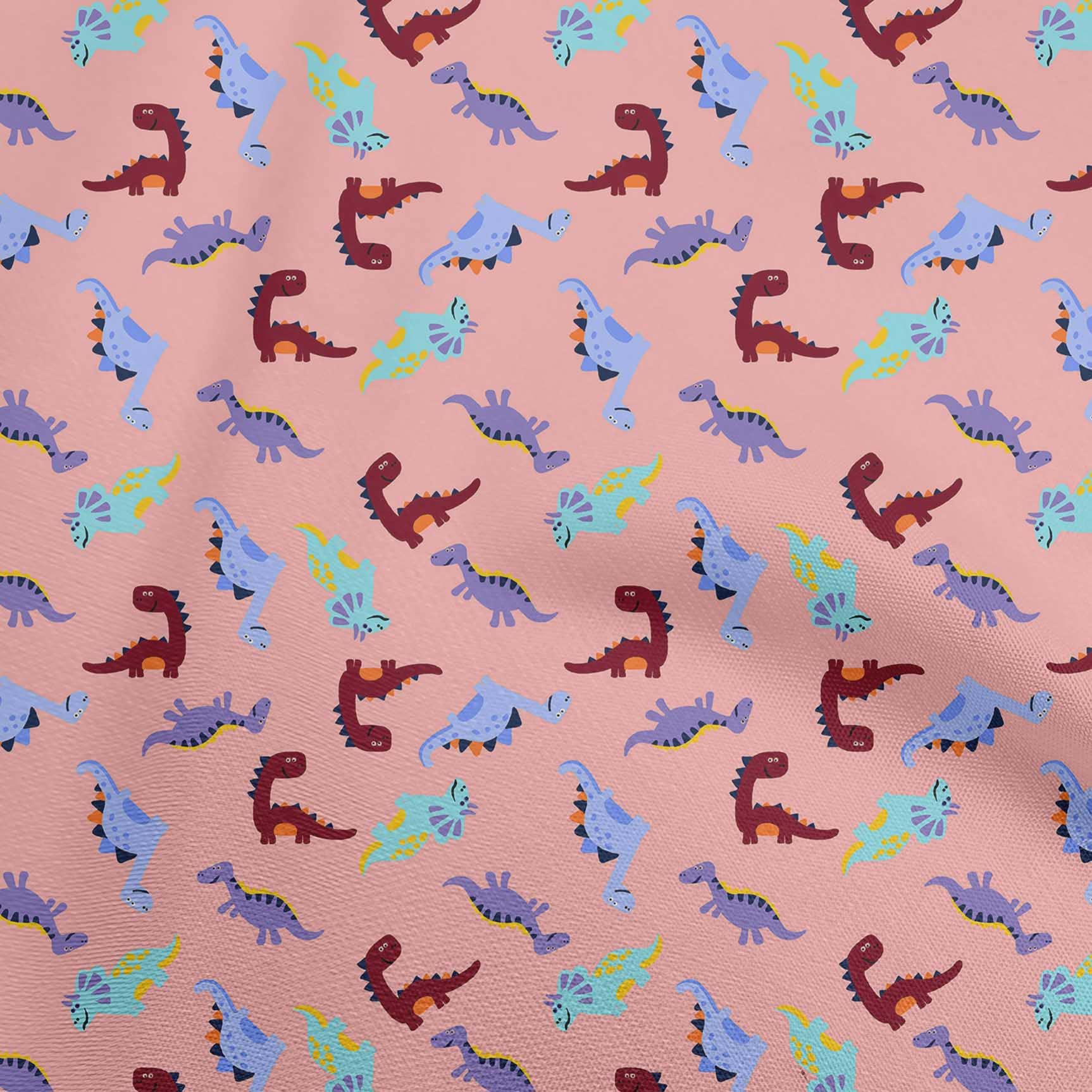 oneOone Cotton Cambric Light Pink Fabric Colorful