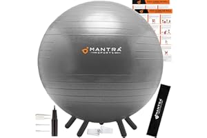 MANTRA SPORTS Flexible Seating for Classroom Elementary & Middle School, Wobble Stools for Classroom Seating, Kids Sensory Chair for Autistic Children, ADHD Chairs for Kids, Kids Yoga Ball Chair with Fidget Band