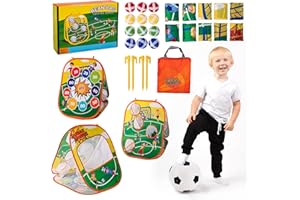 Sundaymot Bean Bag Toss Game Toy, Football Game Toys. Toddler Outdoor/Indoor Toys, for Kids Ages 3 4 5 6 7 8 Year Old Boys Gift, Kids Birthday Or Christmas Party Game, Backyard Game