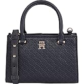 Tommy Hilfiger womens Monogram Mini Tote Bag With Removable Crossbody Strap