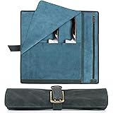ELIZO Leather Knife Roll Bag Professional Chef