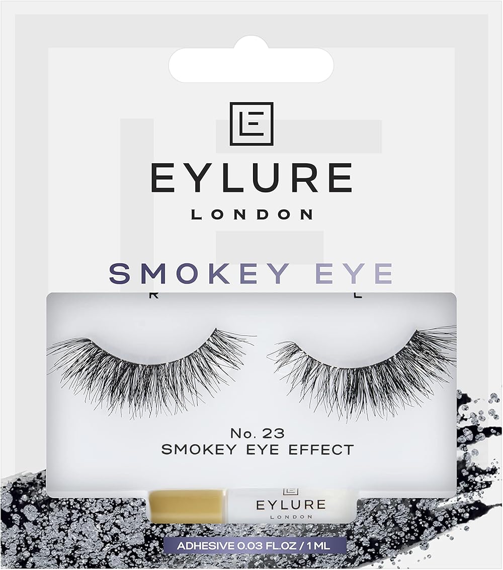 Eylure Smokey Eye No. 023 False Lashes Handmade Reusable Up to 10 Wears with