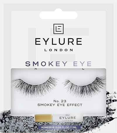 Eylure Smokey Eye No. 023 False Lashes Handmade Reusable Up to 10 Wears with