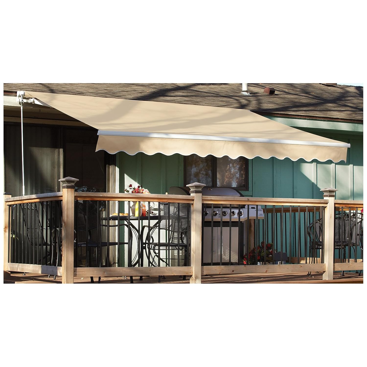 Amazoncom CASTLECREEK Retractable Awning Home Improvement