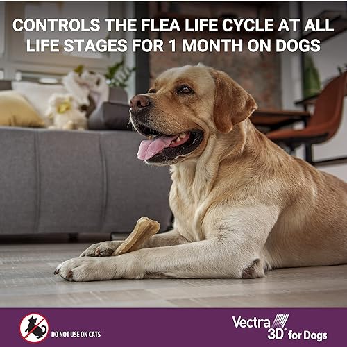 VECTRA 3D for Dogs Flea, Tick Mosquito Treatment Prevention