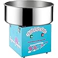 Cotton Candy Machine - 1000W Flufftastic Floss Maker with Stainless-Steel Pan - Uses Sugar or Hard Candy by Great Northern Popcorn (Blue)