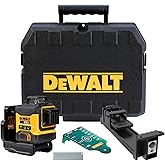DEWALT 20V MAX Laser Level, Cross Line Laser, 3X360, Green, Bare Tool Only (DCLE34031B)