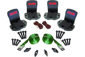 Malone Big Foot Pro Universal Car Rack Canoe Carrier with Bow and Stern Lines