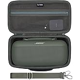 LTGEM Case Compatible with Bose SoundLink Max Portable Bluetooth Speakers with Shoulder Strap, Green(Case Only)