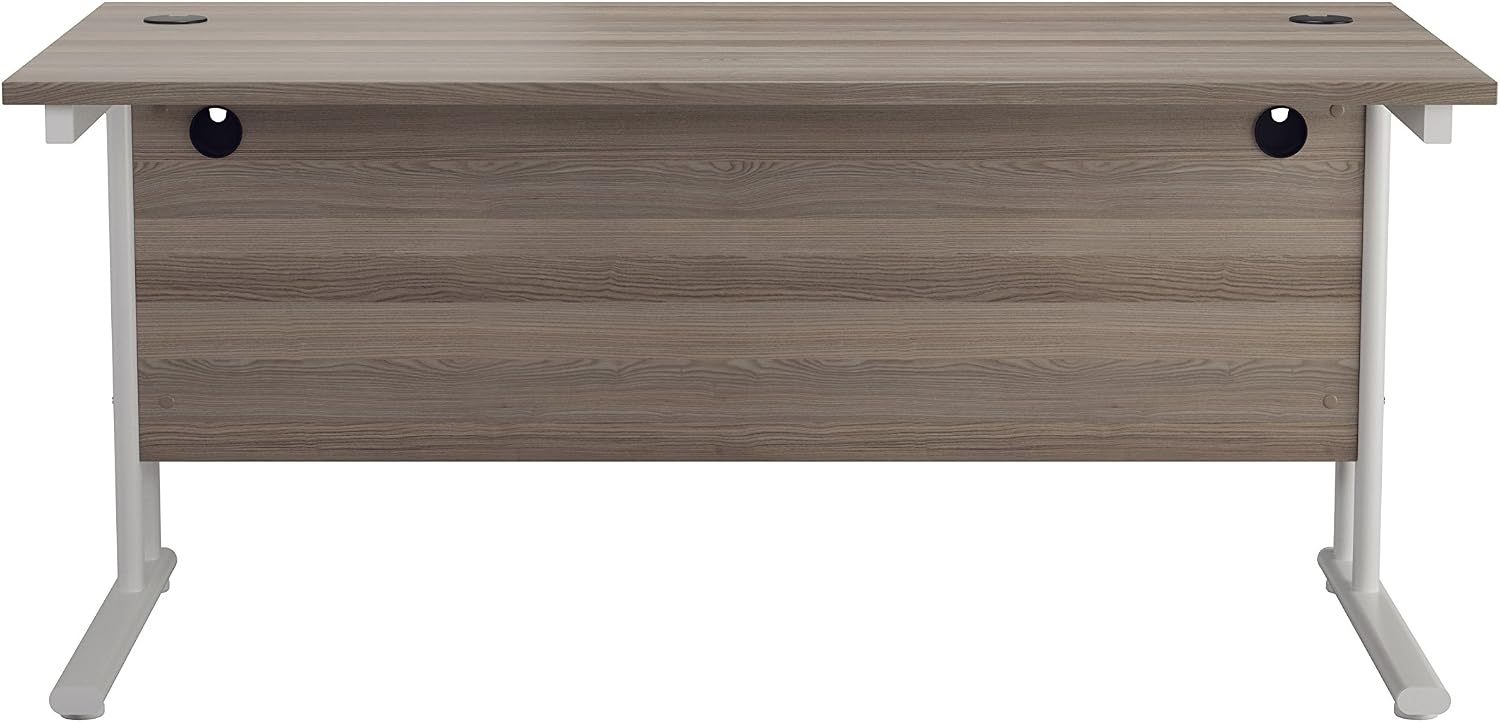 Office Hippo Heavy Duty Rectangular Cantilever Office Desk, Home Office Desk, Office Table, Integrated Cable Ports - Image 3