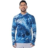 Realtree mens Technical Flex Raglan Performance Pullover Fishing Hoodie