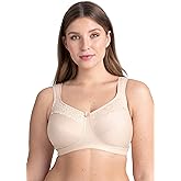 Miss Mary of Sweden Minimizer Non-Wired Unpadded Bra Cotton Now Flat Cup