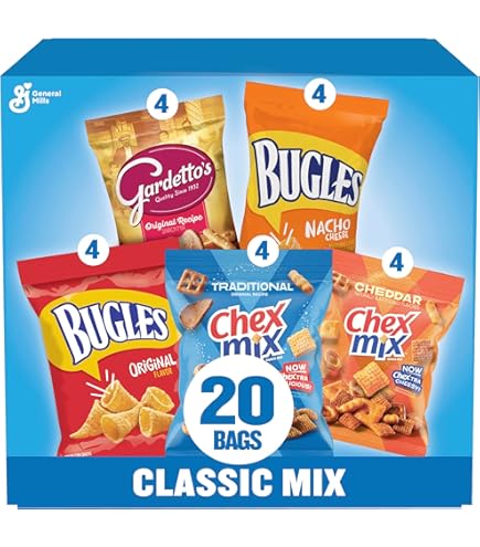 Amazon.com: Chex Mix Brand Snack Pack 12 Count 3 Flavor Variety