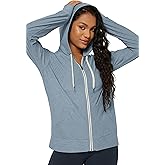 ODODOS Women's Full-Zip Hoodie - odSTRATUM Tech Ultra Soft Outfit UPF 50+ Performance Hooded Jacket with Pockets