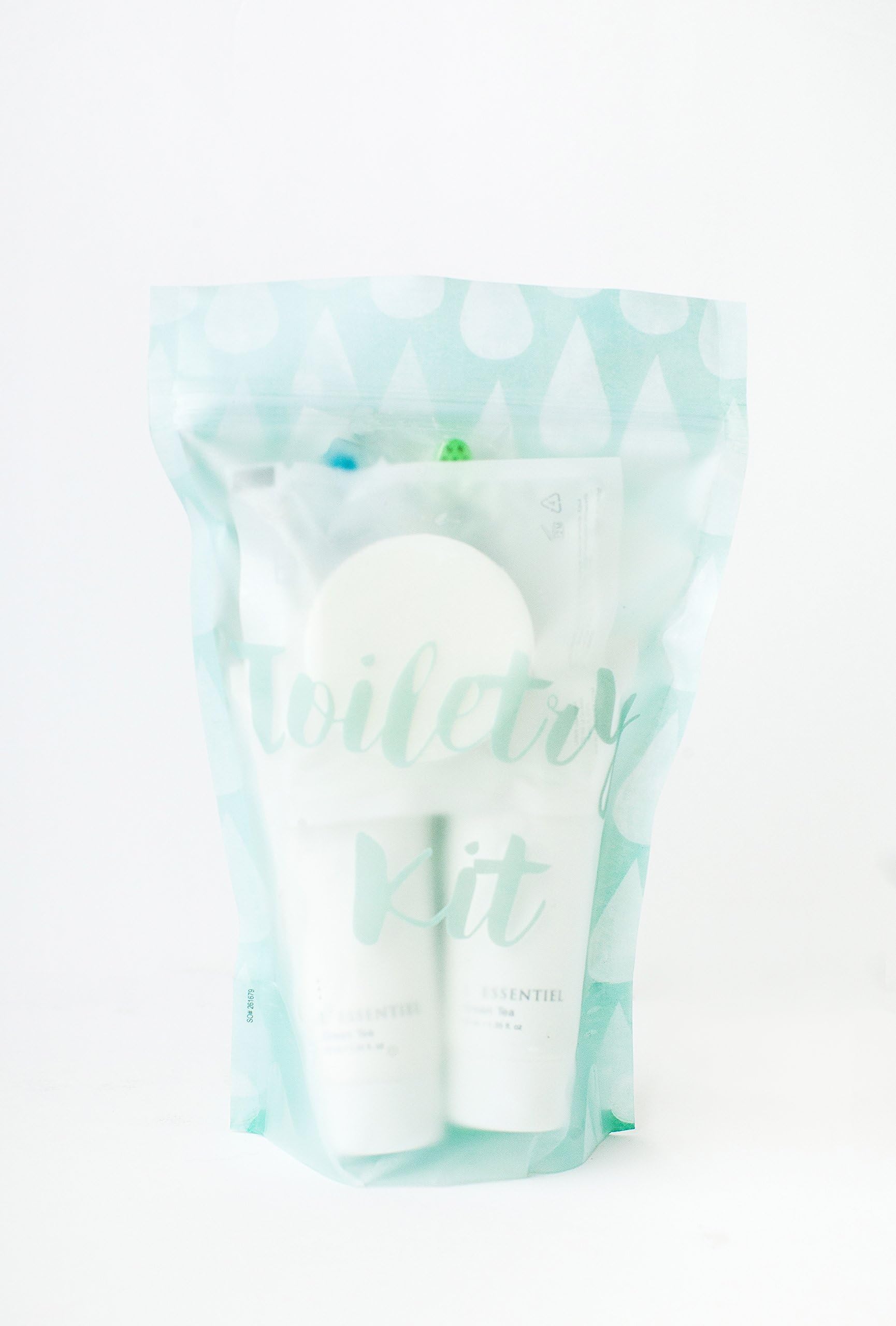 Modern Innkeeper Toiletry Kits (Travel Size Toiletries for Two in A Resealable Clear Bag) Convenient and Stylish Vacation Rental Amenities (8)