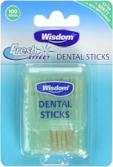 Wisdom Fresh Effects Dental Wood-Count Sticks 4 Pack 400 Count Total
