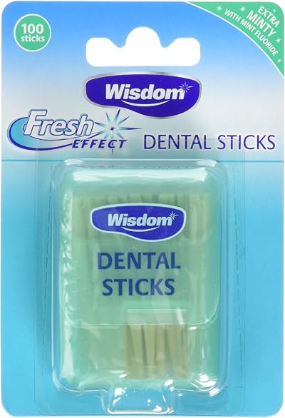 Wisdom Fresh Effects Dental Wood-Count Sticks 4 Pack 400 Count Total
