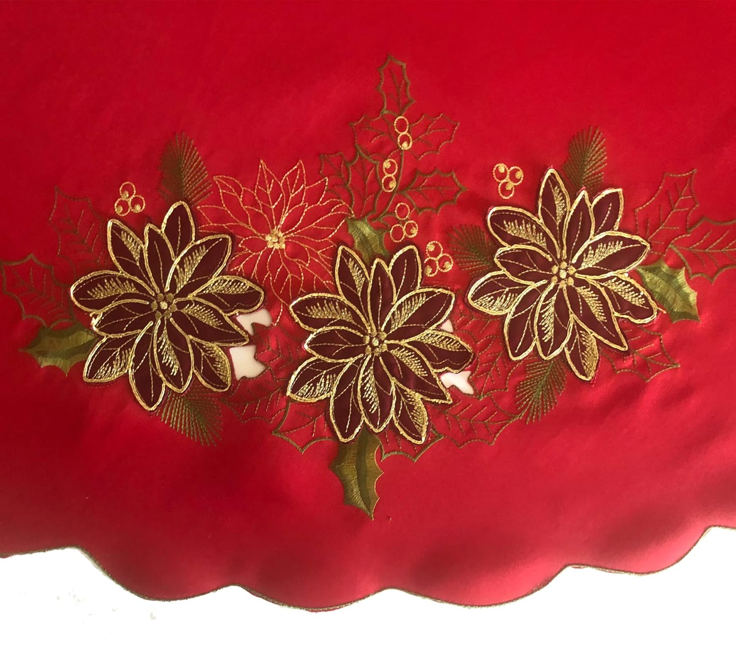 Best red china table cloth