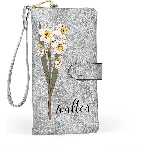 Personalized Photo & Name Wallet For Women – Sunflower RFID Protected Faux Leather - View #3