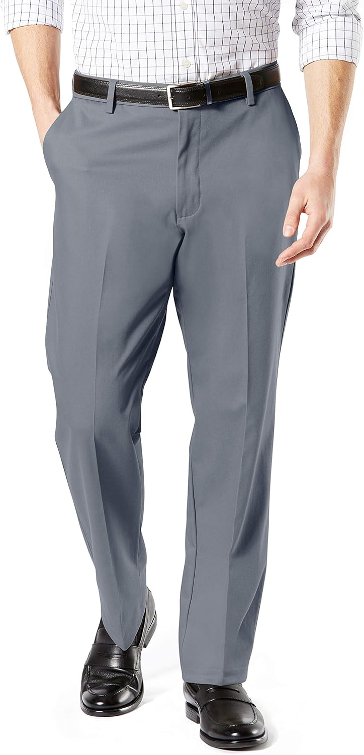 Dockers Men's Classic Fit Signature Khaki Lux Cotton Stretch Pants at  Men’s Clothing store