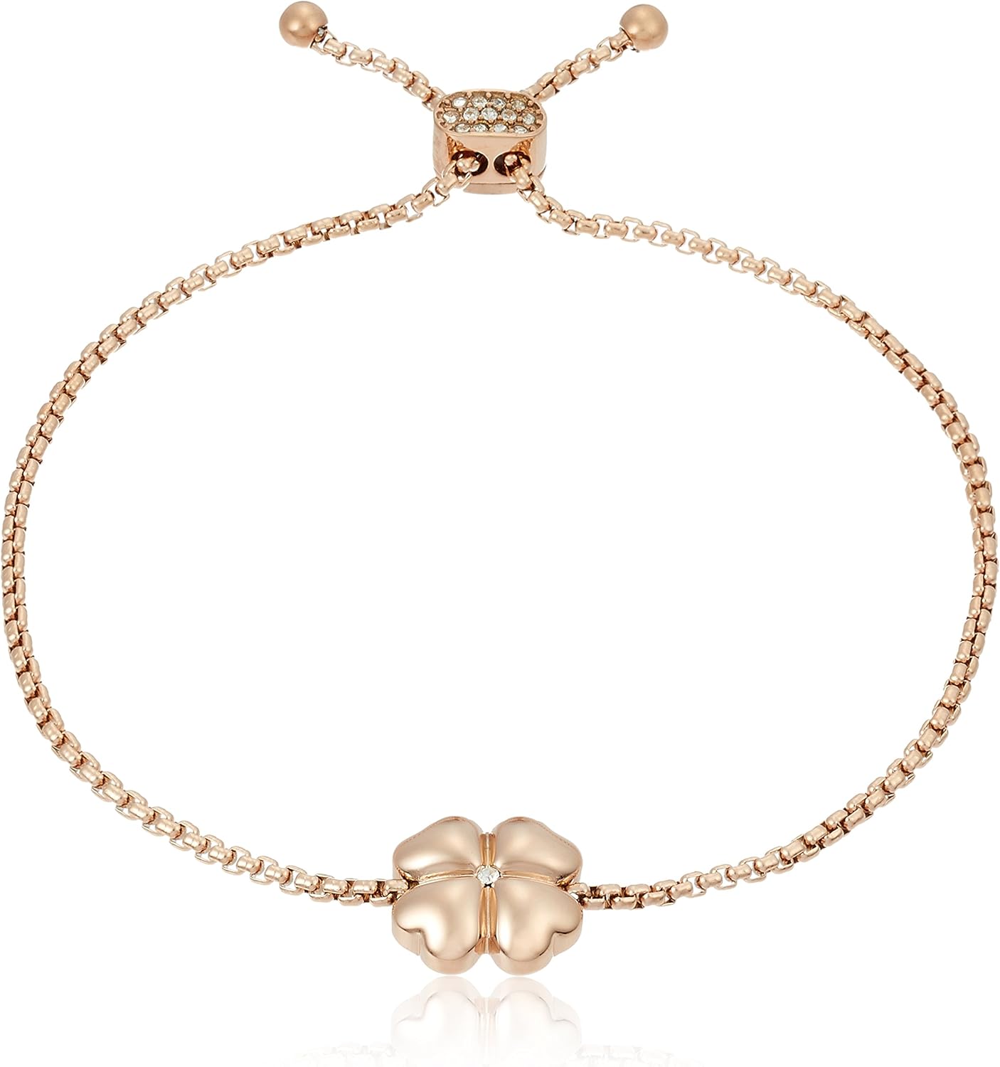 Amazon フォリフォリ Folli Follie H4h クローバー トグルブレスレット ピンクゴールド 3b17t016rc ブレスレット 通販