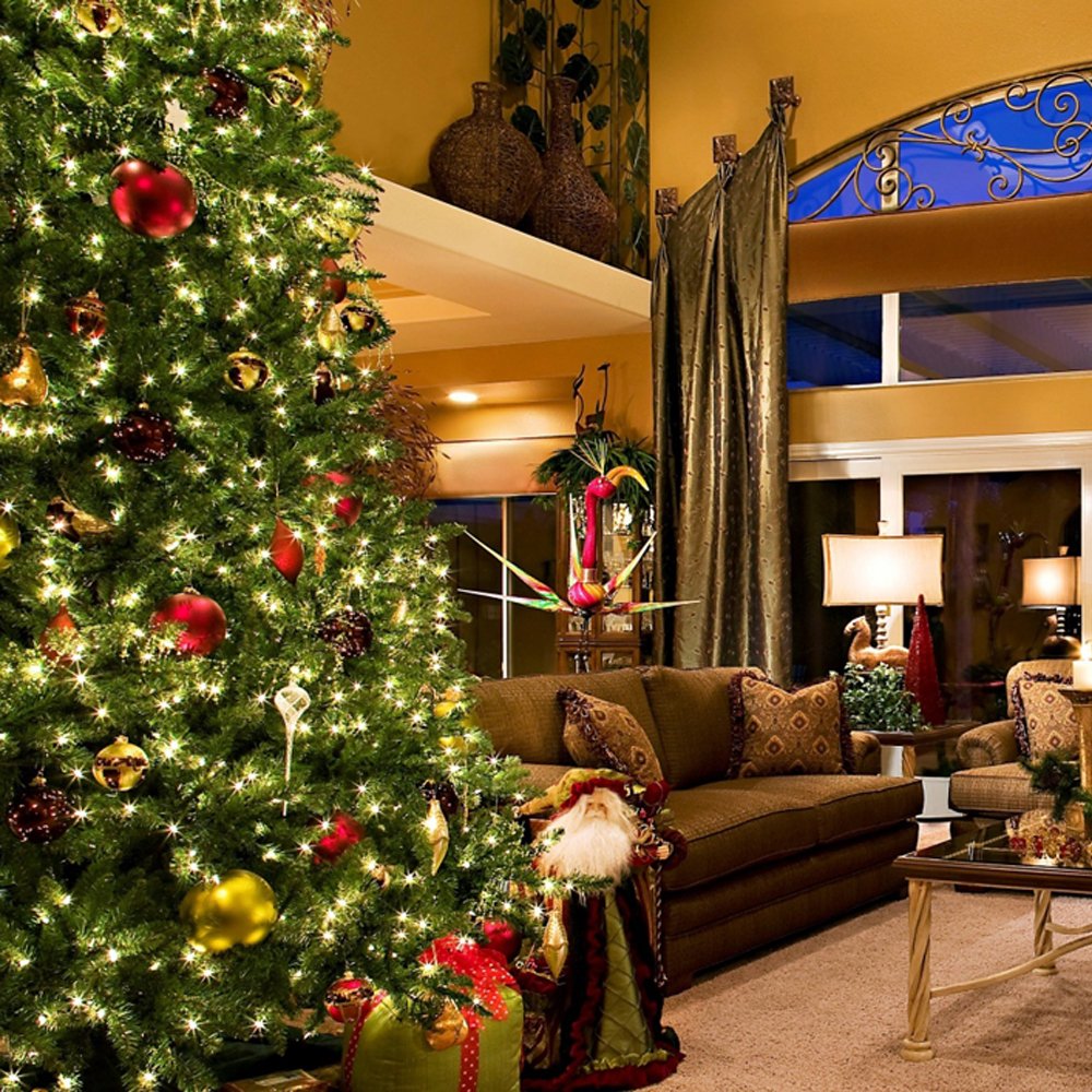 HG® 300LEDs 30m Blanco Cálido Cadena De Luces Adena De Luces LED Fiesta De Navidad Decoración Para Navidad