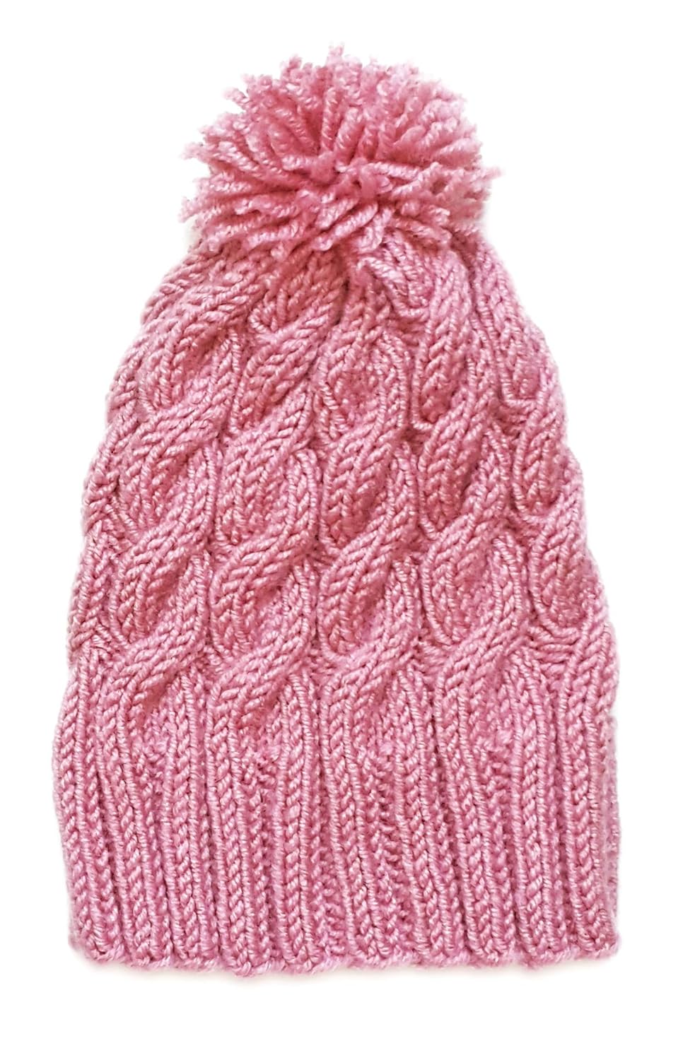 pink womens winter hat