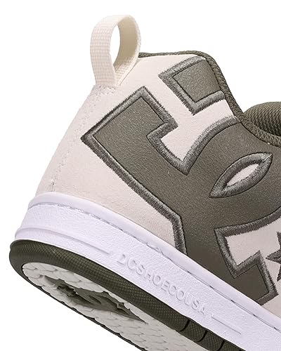 DC Men's Court Graffik SE Skate Shoe, Dark Chocolate/Brown, 7 M US