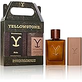 Yellowstone Men's Fragrance & Grooming Gift Set by Tru Western, Eau de Cologne & Artinsal Bar Soap - 1 fl oz