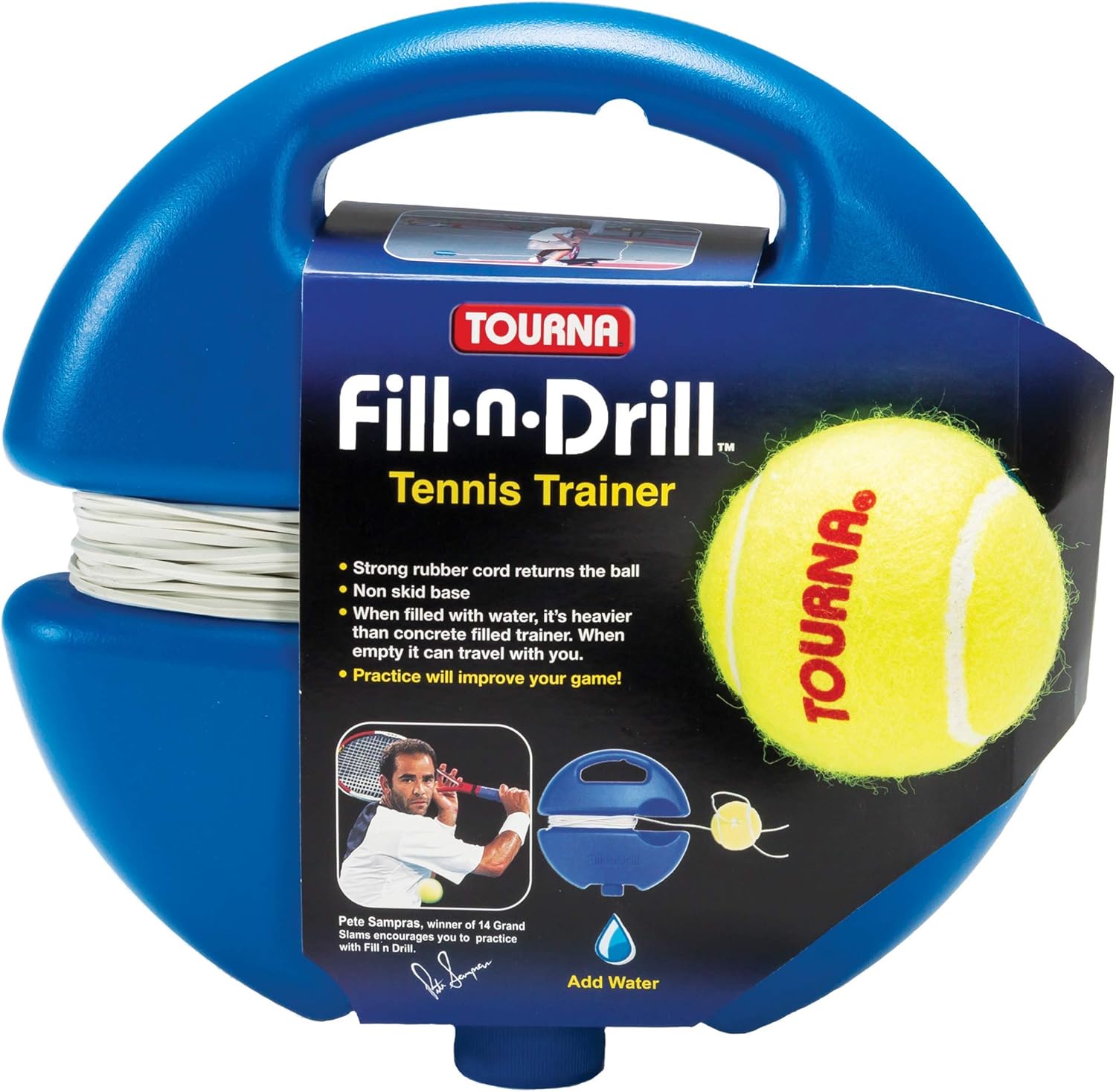 Tourna Fill & Drill Tennis Trainer : Tennis Training Aids : Sports & Outdoors