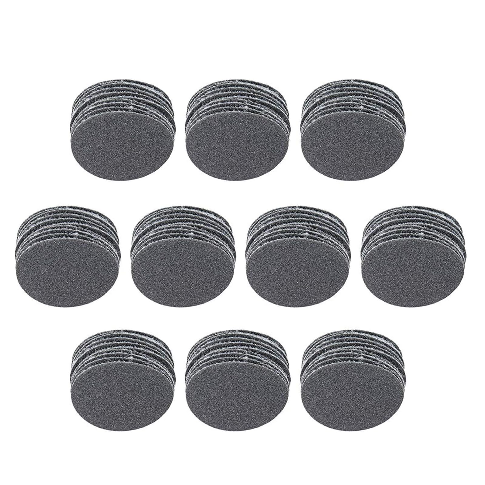 TA-VIGOR 100Pcs 25mm Wet and Dry Sanding Discs, 180 Grit 1 Inch Hook and Loop Sandpaper Electrostatic Sand Planting Silicon Carbide Sanding Discs