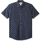 Amazon Essentials Men's Slim-fit Short-Sleeve Print Shirt