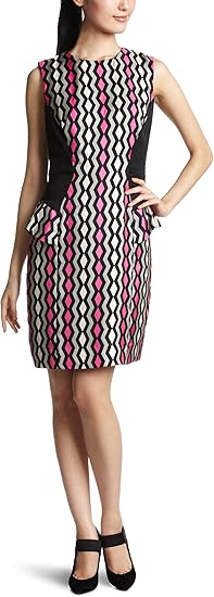 Amazon ミリー Milly ミリープリントワンピース 378 19 ピンク 0 P ワンピース チュニック 通販
