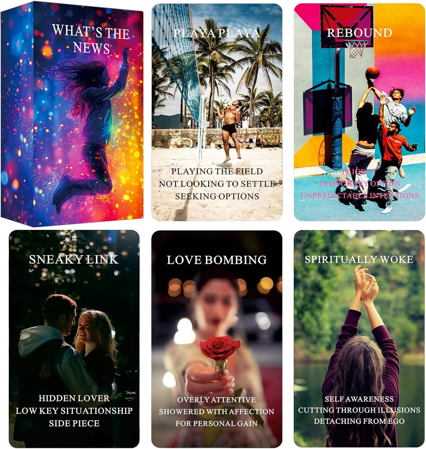 What's The News? Situations Oracle Cards, Tarot Cards for Beginners, Oracle Deck Used for Love, Career and Life Relationships