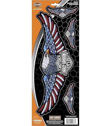 Amazon.com: Chroma 005678 Harley-Davidson Eagle Red/White/Blue Onz