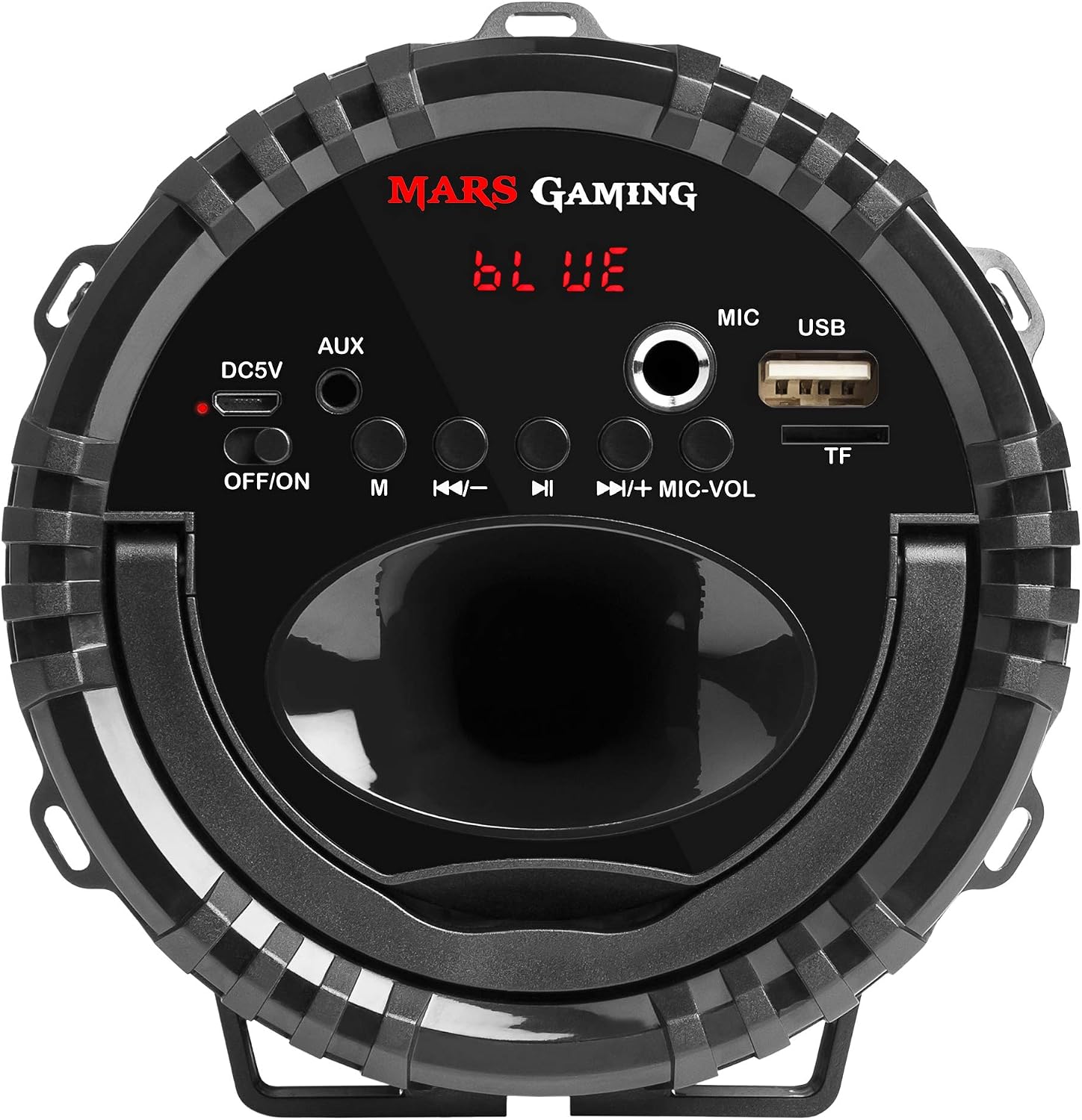 Mars Gaming MSB0, 10W Bluetooth Speaker, portable, Micro SD, RGB Flow, Karaoke, Black, único - Image 3