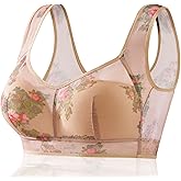 FHTECO Smoothing Bra Anti Sagging Wireless Push Up Bras for Women No Underwire Full Coverage Bra Comfy Bras for Women