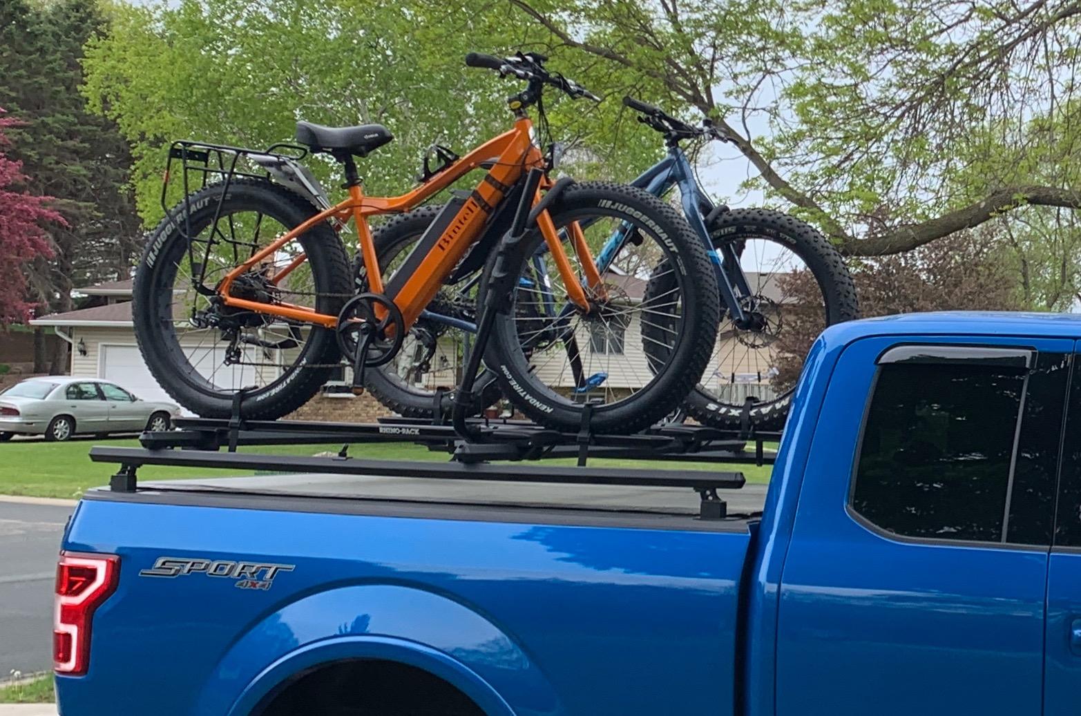 44/mo Finance Rhino Rack Bike Roof Rack for Most Bikes, Secure