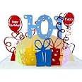 3D Pop-Up Geburtstagskarte 'Happy 70th Birthday' Mit Torten-Motiv - Lustig & Einzigartig, Inkl. Umschlag