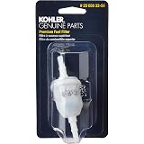 Kohler 25 050 22-S1 Engine Fuel Filter 51 Micron with 1/4-inch Fuel Line Inside Diameter