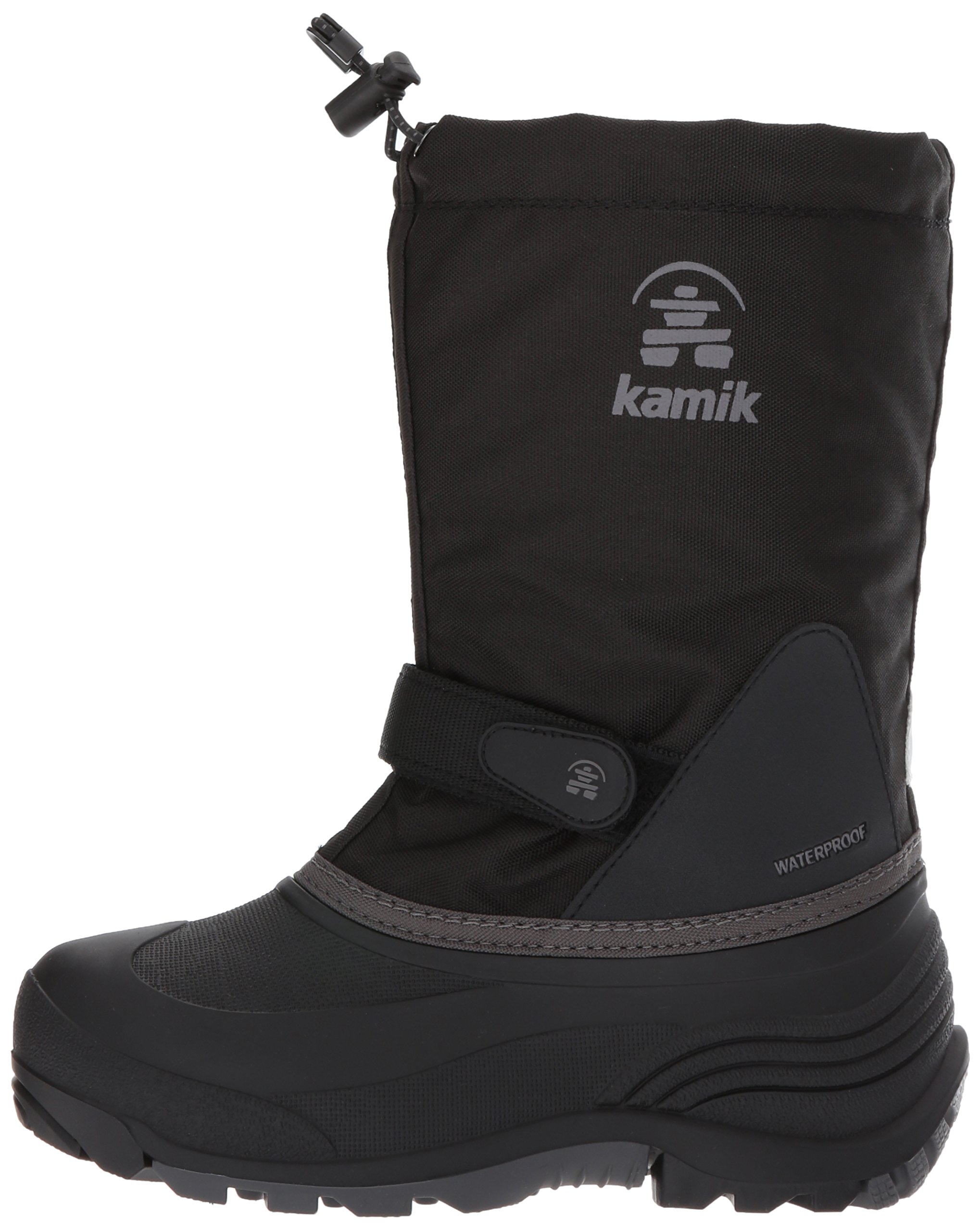 Kamik Waterbug 5 Kids Winter Adventure Boots - Waterproof, Moisture-Wicking, Reflective, Easy-On Design