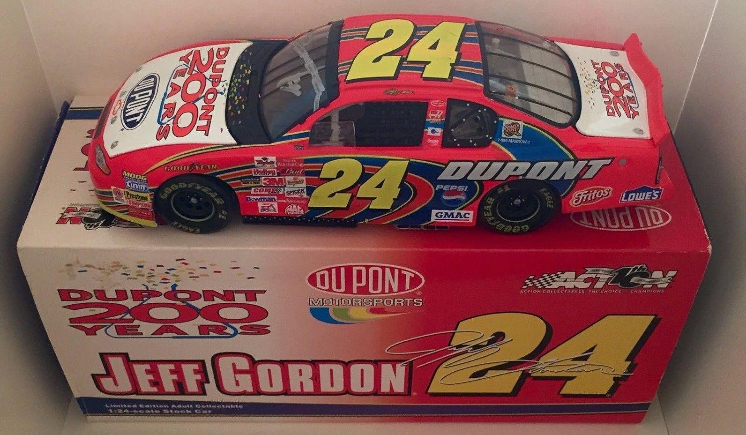 jeff gordon autographed diecast