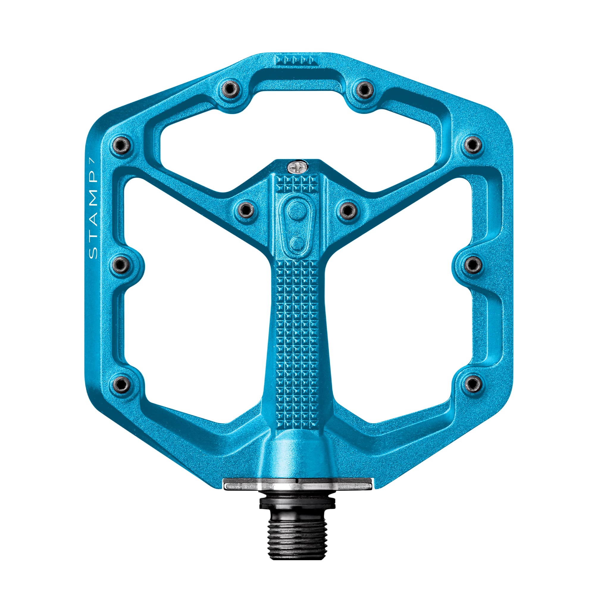Crankbrothers MTB Pedals Stamp 7 Small Electric Blue Image