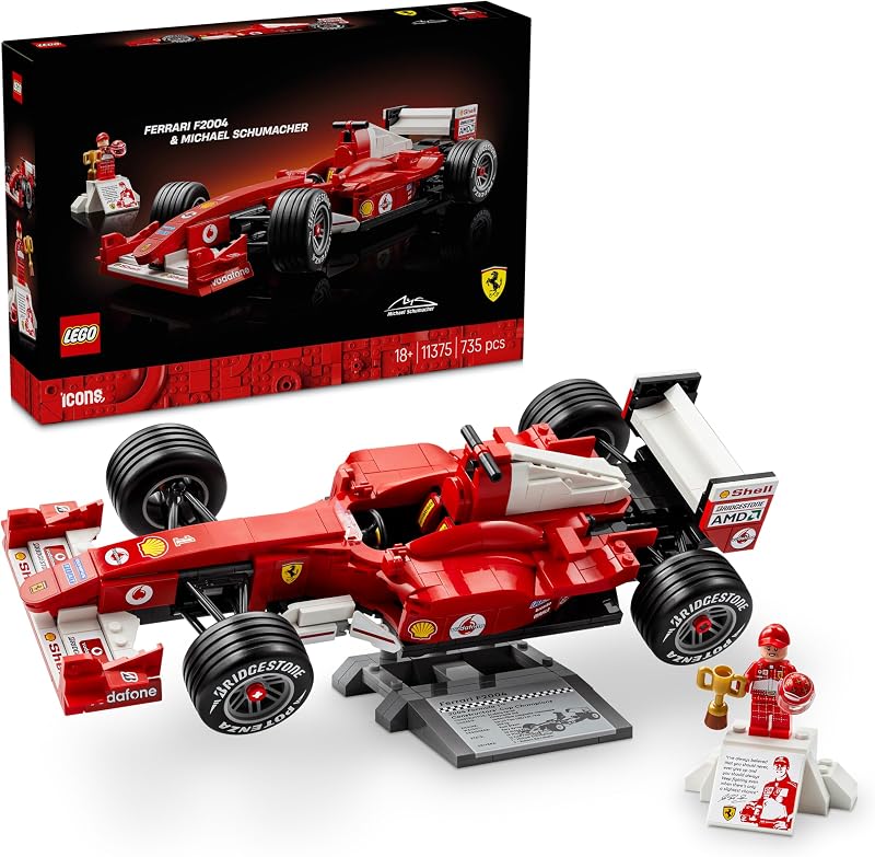 Icons Ferrari F2004 und Michael Schumacher 11375