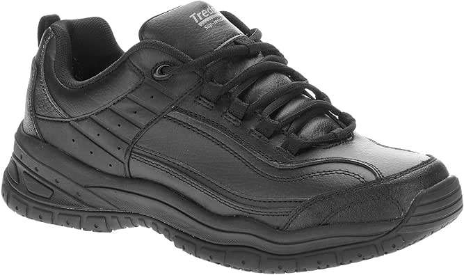 tredsafe gwen slip resistant athletic shoe in black women's